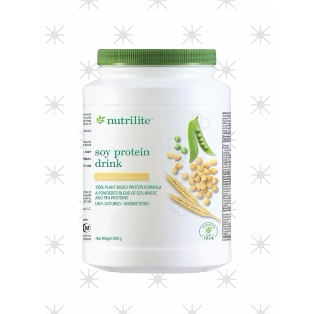 นิวทริไลท์ Soy protein - ขนาด 900 กรัม ไม่มีซ้อน Amway Nutrilite Soy Protein Drink 900g