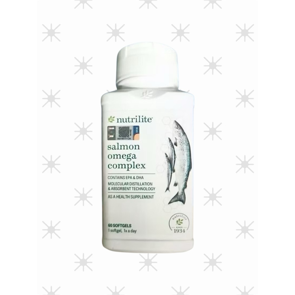 นิวทริไลท์ แซลมอน บรรจุ 60 เม็ด Nutrilite Salmon Omega Complex 60Softgels