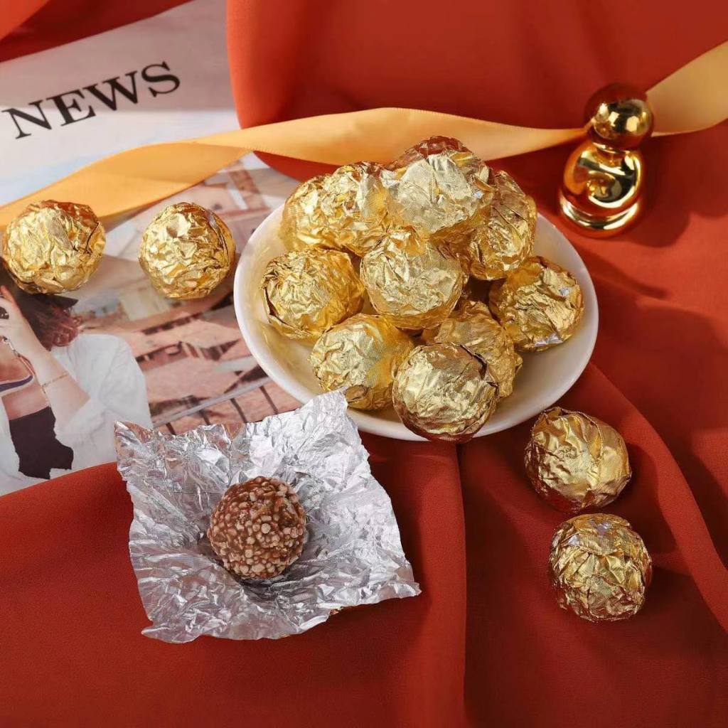 ช็อกโกแลตเวฟเฟอร์ คล้าย เฟอร์เรโร่ 500กรัม43-45 ชิ้น พร้อมส่ง - รูปที่ 6