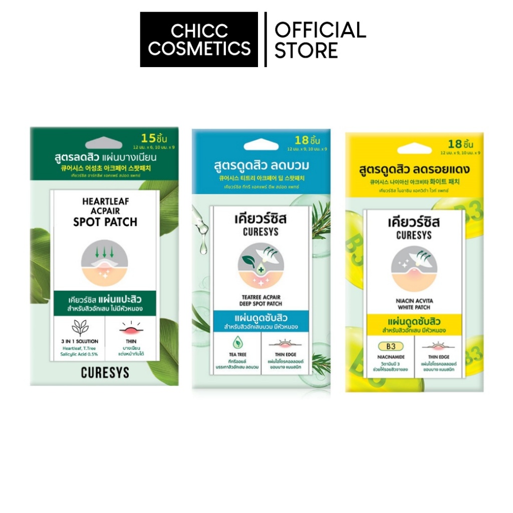 Curesys เคียวร์ซิส แผ่นแปะสิวล่องหน