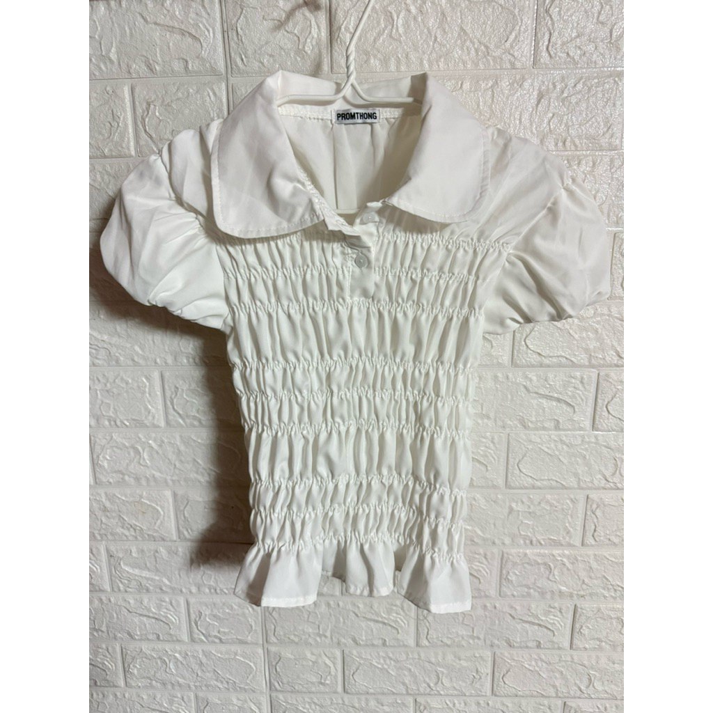 เสื้อสม็อค คอบัว promthong ☁️🧸