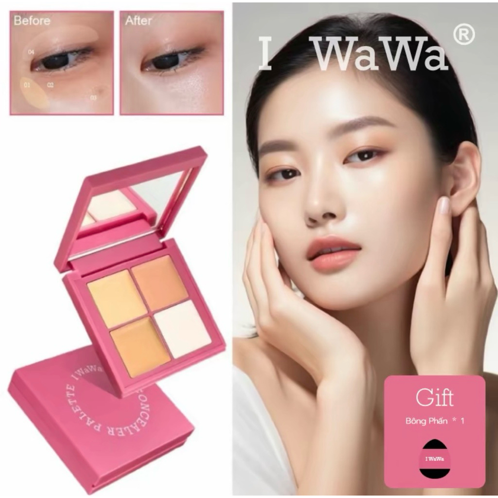 iwawa Pro concealer 8g คอลซีลเลอร์ตลับ ตัวดังพี่สาวจีน