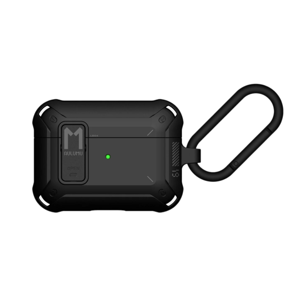 Aulumu A19 with Lock and Keychain เคส AirPods ดีไซน์ทนทาน พร้อมลุย สำหรับ Airpods Pro 1 / 2