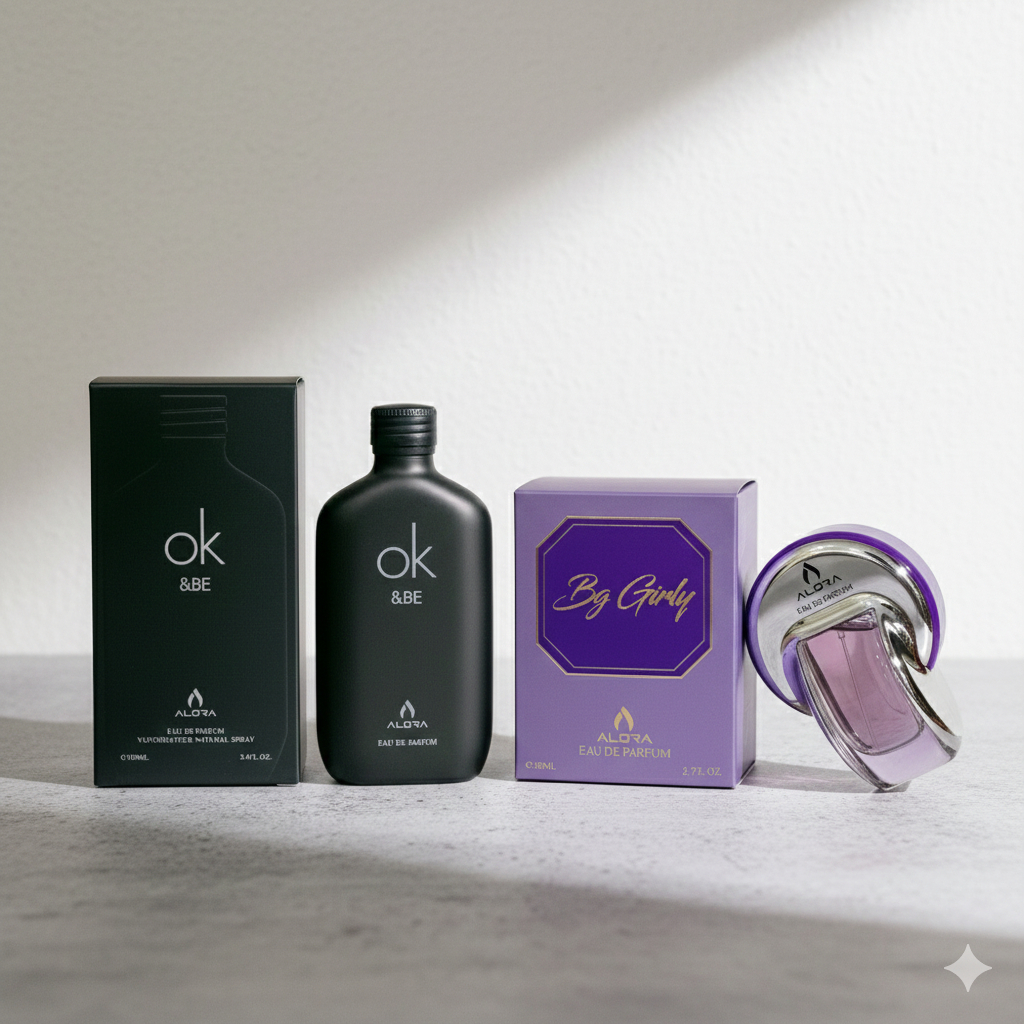 โปรคู่2ขวด ALORA OK&BE 100ML น้ำหอม ผู้หญิง ใช้ได้ทุกเพศ กลิ่นsport สะอาด สายเท่ห์ Perfume-3239