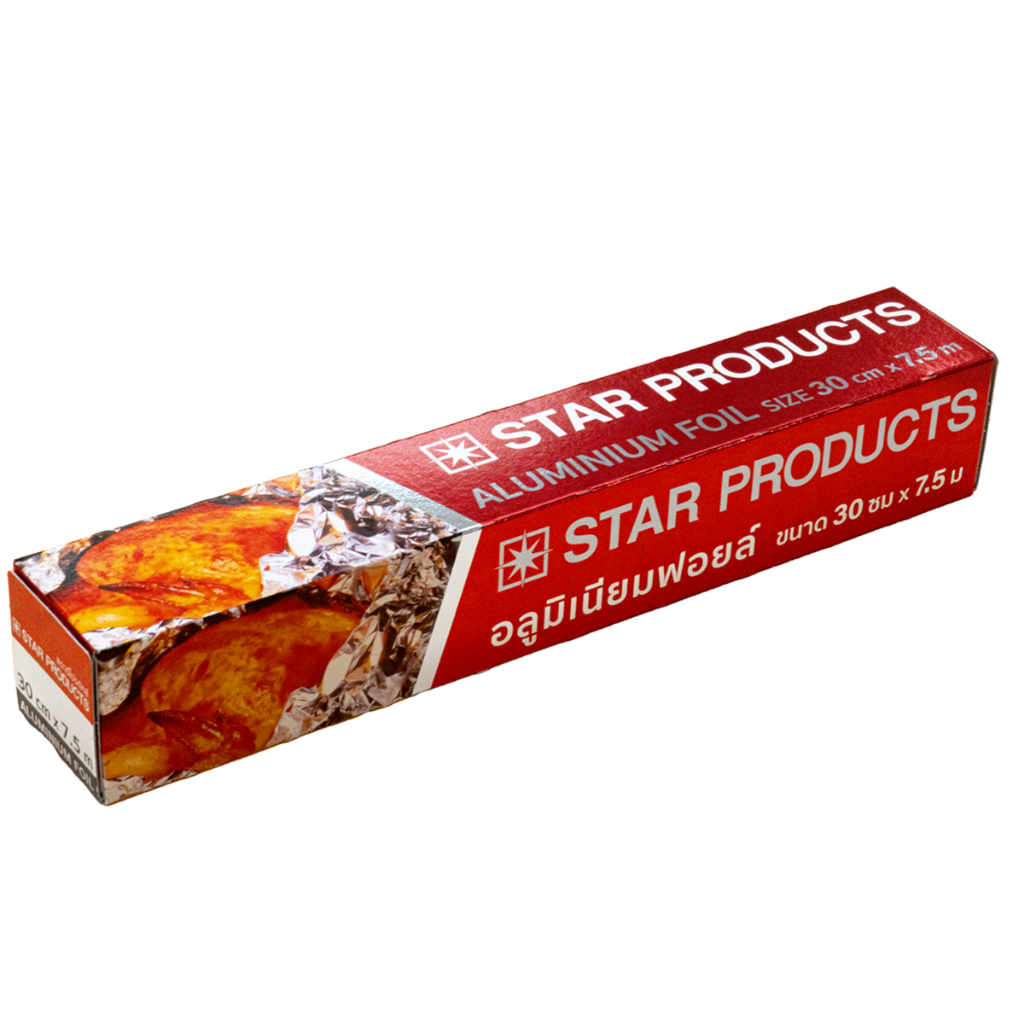 Star Products อลูมิเนียมฟอยล์ ขนาด 30ซม X 7.5ม