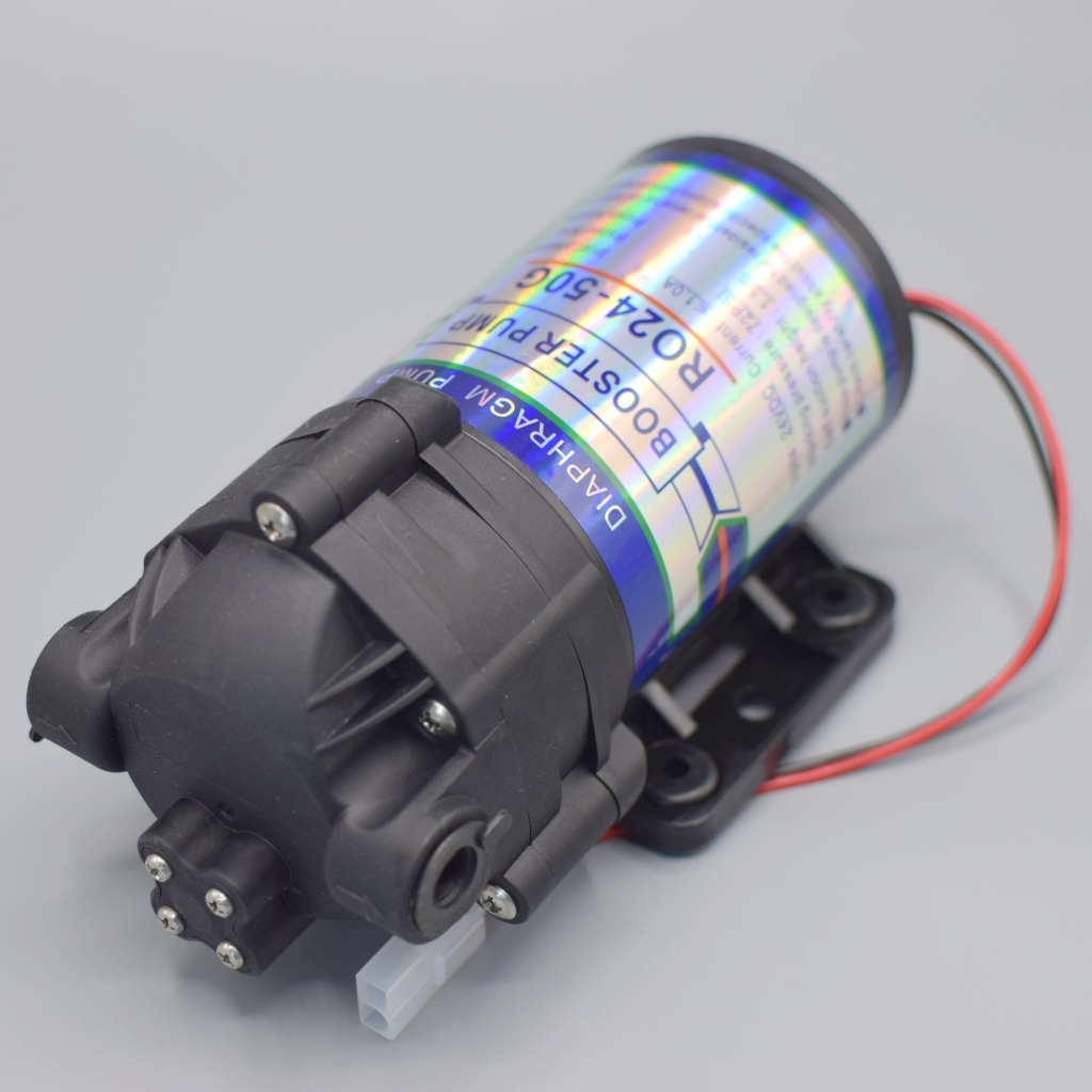 ปั๊มน้ำ RO ขนาด 50 GPD ปั๊มเงียบ ปั๊ม Diaphragm Pump ปั๊มน้ำระบบเครื่องกรองน้ำ RO อะไหล่เครื่องกรองน้ำ - รูปที่ 5