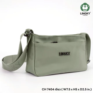 109-CH7404 กระเป๋าสะพาย ผ้าไนล่อน อย่างดี รุ่น CH 7404 ไซส์ 7.5“ มีทั้งหมด 3 ซิป มีให้เลือกด้วยกัน 6 สีค่ะ
