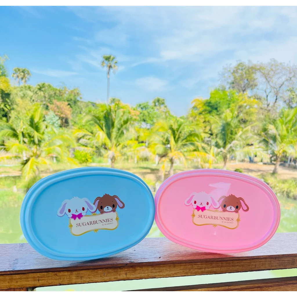 กล่องอาหารวงรีลายการ์ตูนขนาด19*12.5*8ซม.ใช้สำหรับใส่อาหารได้