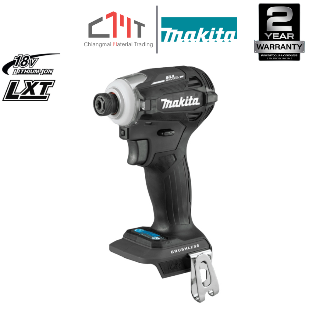 MAKITA สว่านไขควงกระแทกไร้สาย 18V BLACK EDITION No.DTD172ZB  (เฉพาะตัวเครื่อง)