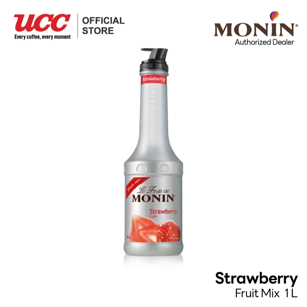 MONIN Strawberry Fruit Mix สตรอว์เบอร์รีฟรุ๊ตมิกซ์ 1L.