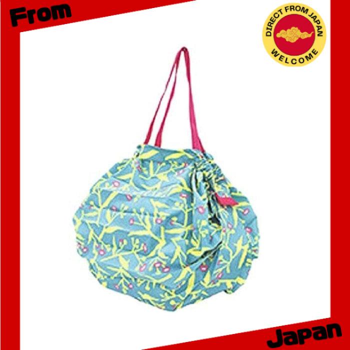 ถุงผ้าขนาดกะทัดรัด MARNA Shupatto ขนาดกลาง ลายดอกไม้ พับเก็บได้ในครั้งเดียว ถุงผ้ารักษ์โลก รุ่น S411