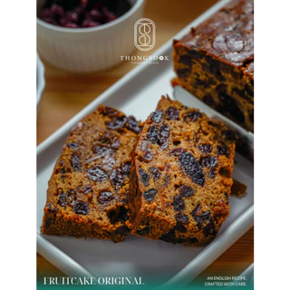 [500 กรัม] Fruitcake by Thongsook | Classic Topping Fruitcake | สูตรอังกฤษแท้ ผลไม้ฉ่ำแน่นเต็มคำ