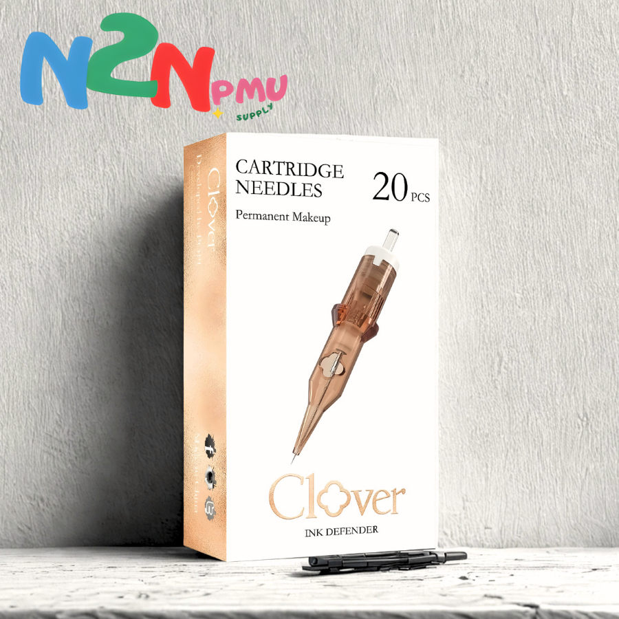 เข็มคาร์ทริดจ์ CLOVER POPU – เข็มสัก PMU คุณภาพสูง (20 ชิ้น/กล่อง)