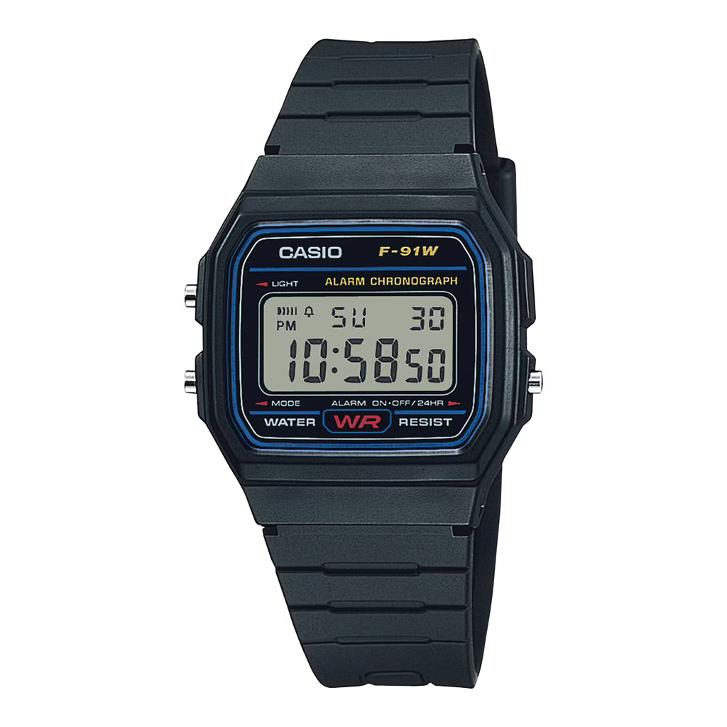 CASIO นาฬิกาข้อมือ VINTAGE รุ่น F-91W-1 ของแท้ประกันศูนย์ 1ปี