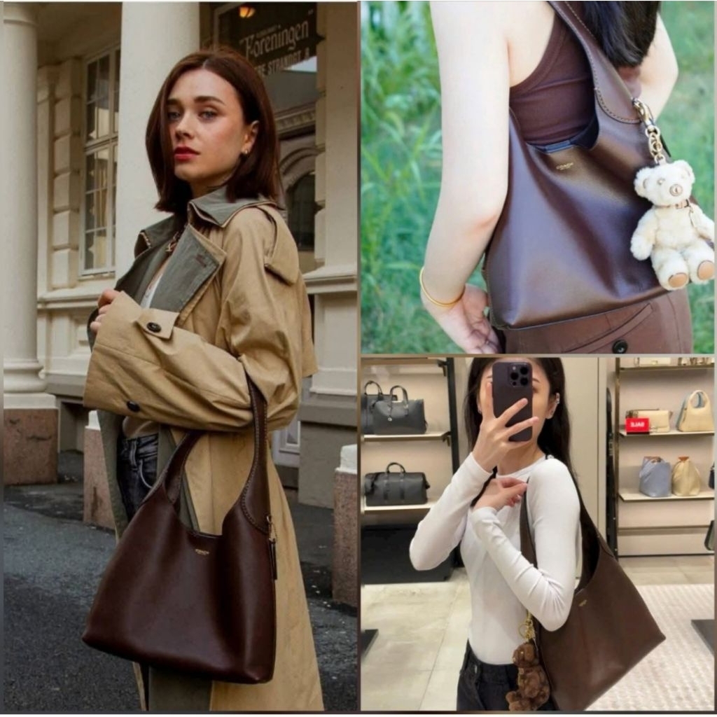 EverydayBag สีMaple มาแรงส์มาก Coach Brooklyn Shoulder Bag 28 CU068