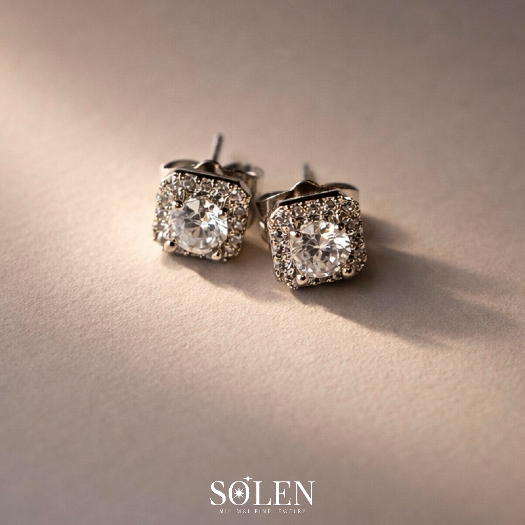 ต่างหู Solen Classic Halo Studs: |โซเลน คลาสสิก เฮ-โล สตั๊ดส์