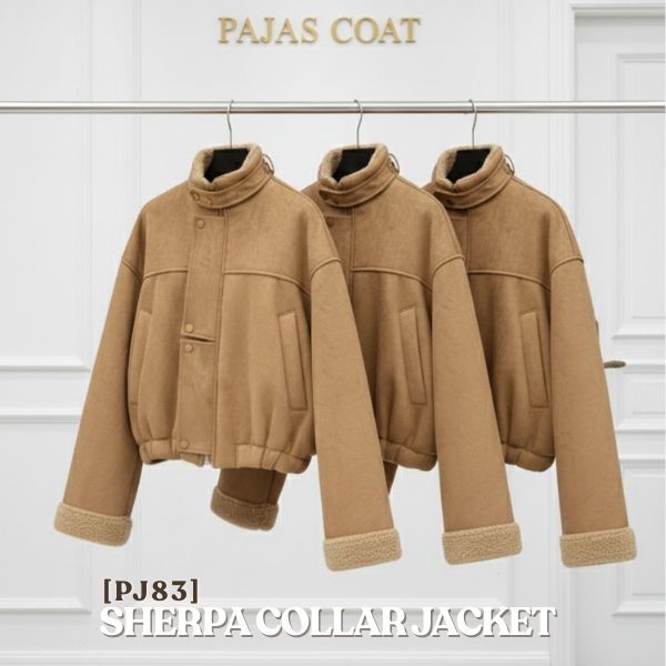 [PJ83]  SHERPA COLLAR JACKET