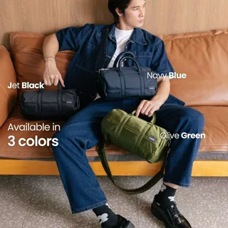 Wander City Duffle กระเป๋าผ้า Re-Nylon พร้อมสายสะพาย ผ้านุ่ม พรีเมียม เบา จุเยอะ 12 ช่อง