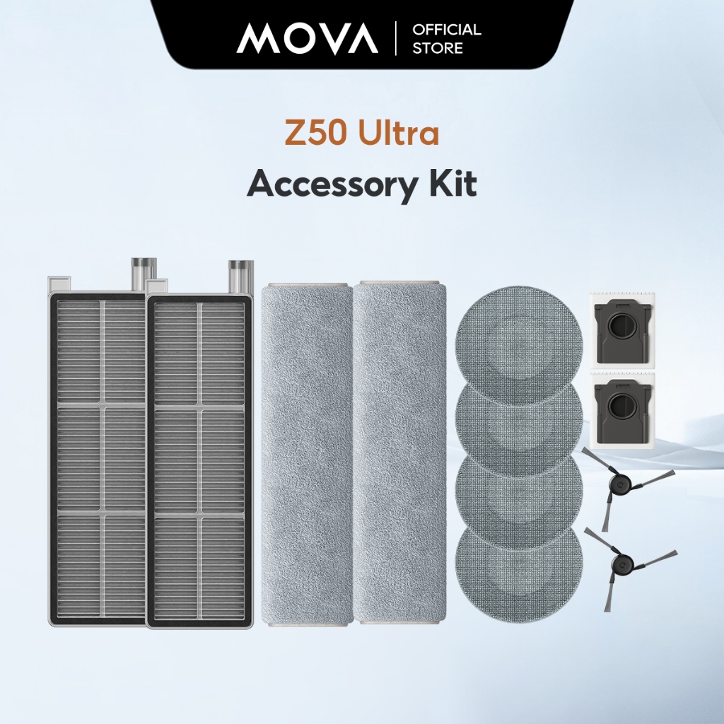 MOVA Z50 Ultra Accessory Kit อุปกรณ์เสริมหุ่นยนต์ดูดฝุ่นและล้างพื้น
