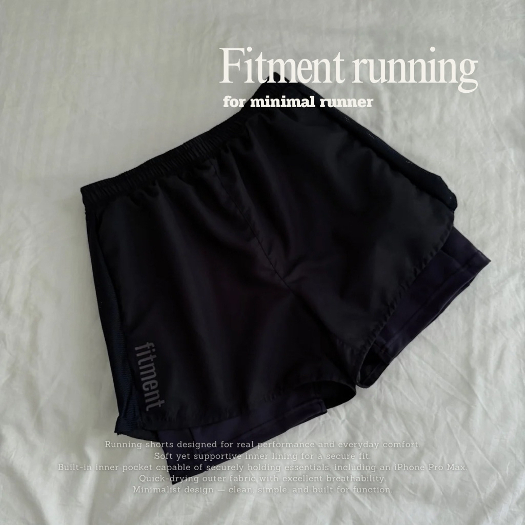 กางเกงวิ่ง มีซัพใน ช่องใส่โทรศัพท์ Fitment running เอว28-38“