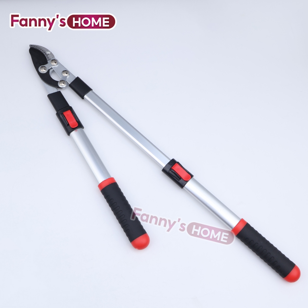 กรรไกรตัดกิ่งไม้ ยืดหดได้ ด้ามยาว ใบมีดSK5 กรรไกรตัดต้นไม้แบบยืดหดได้ ที่ตัดกิ่งไม้ต้นไม้สูง ด้ามหุ้มยาง  แข็งแรงทนทาน - รูปที่ 2