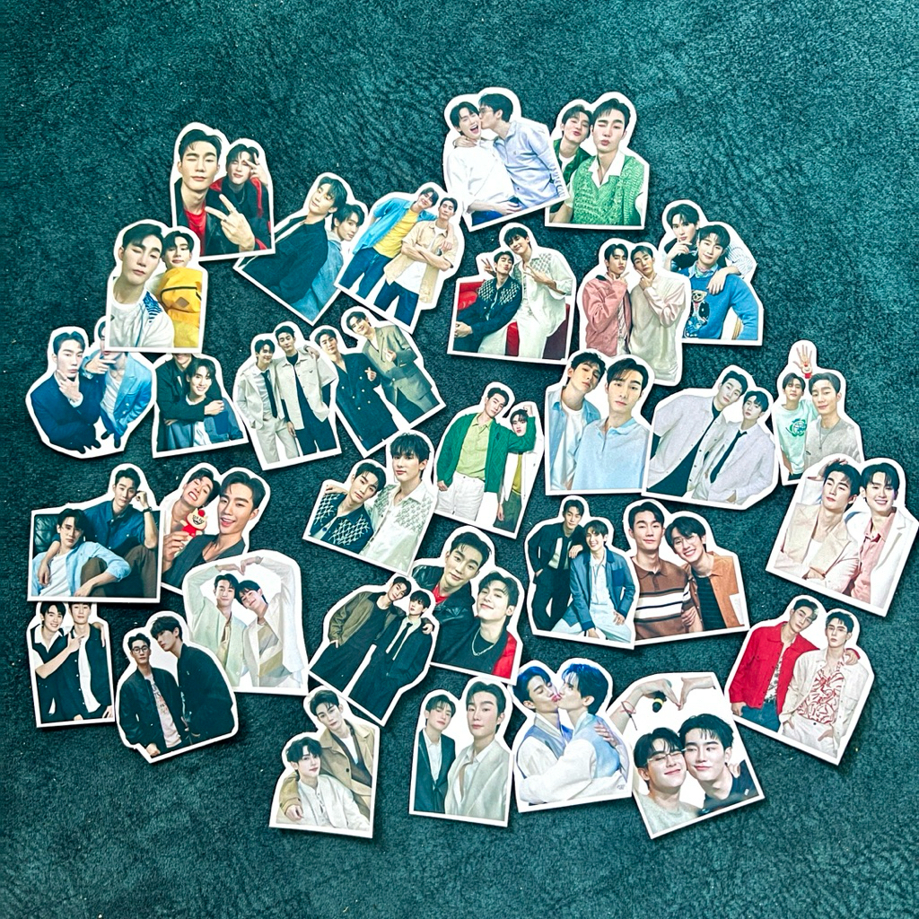 สติ้กเกอร์ไดคัทฟอสบุ๊ค1เซตมี33ชิ้นไม่ซ้ำแบบสีสวยกันน้ำ
