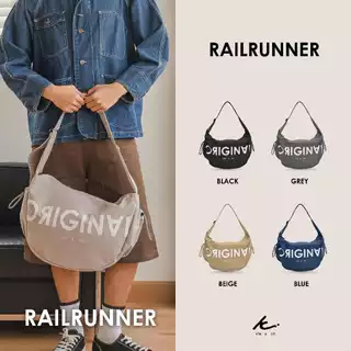 KIM&CO. ORIGINAL - RAILRUNNER CARGO BAG(KCBT008) กระเป๋า Crossbody Bag มี 4 สี ผ้าสะท้อนน้ำ