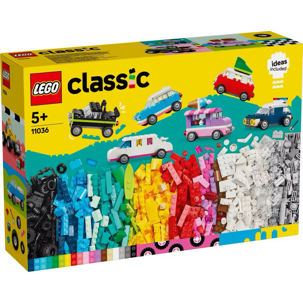LEGO Classic 11036 Creative Vehicles Building Toy (900 Pieces)