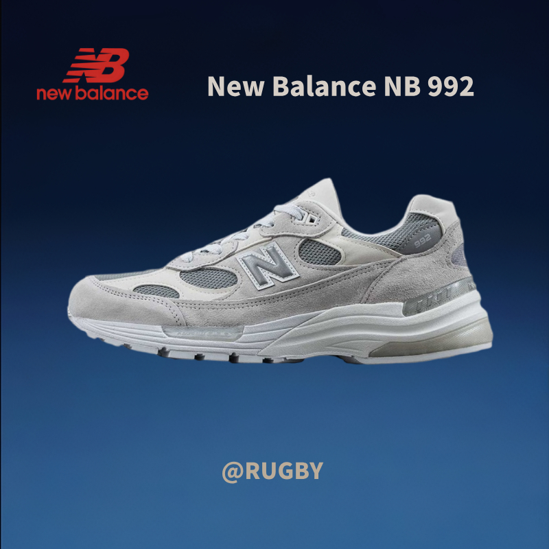* ของแท้ 100% * New Balance NB 992 white Low Sneakers  M992NC