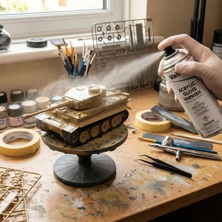 🎨 Vallejo Acrylic Varnish Spray | สเปรย์เคลือบงานโมเดล วาเลโญ่ (มีให้เลือกทั้งแบบเงา, กึ่งเงา, และด้าน) ✨