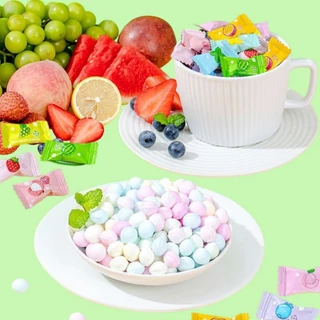 Mint Ball ลูกอมมิ้นท์ แพ็ก 100ชิ้น ลูกอมมิ้นต์ กลิ่นผลไม้ 6 รส เม็ดจิ๋ว หอมเย็นสดชื่น หอม หวาน อร่อย กลินเพลิน