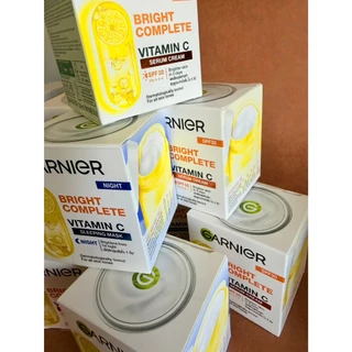 💥ส่งไวทุกวัน&ผลิตใหม่💥 Garnier Bright Complete Day & Night cream การ์นิเย่ บูสเตอร์ เดย์ครีม ไนท์ครีม ขนาด 50ML