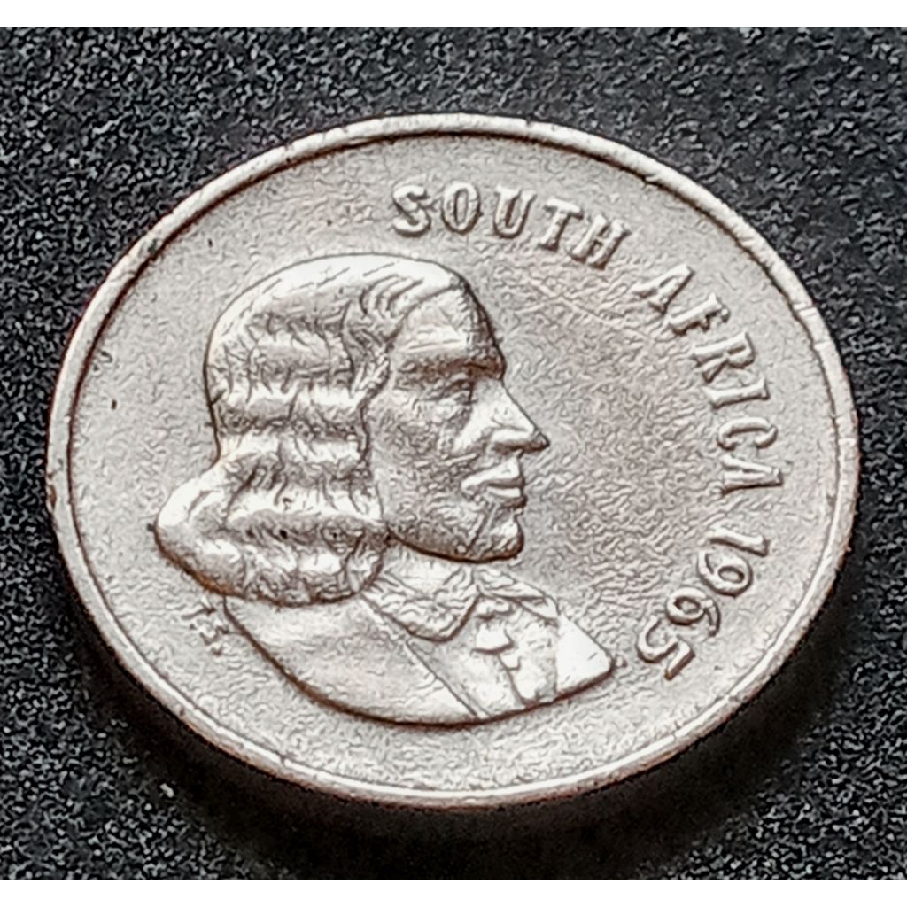 เหรียญอัฟริกาใต้ 5 Cents 1965 #82