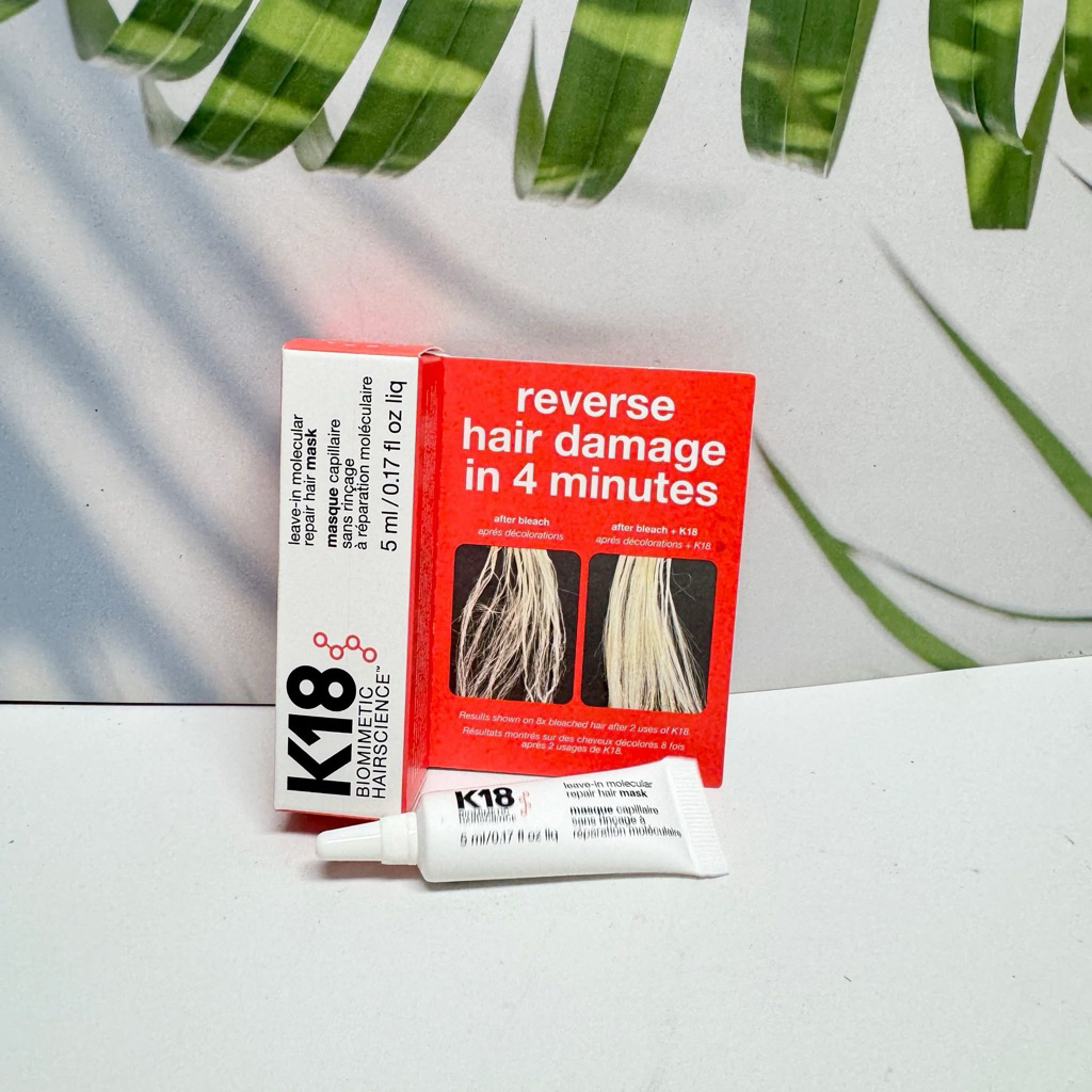 พร้อมส่ง K18 Leave-In Molecular Repair Hair Mask 5ml