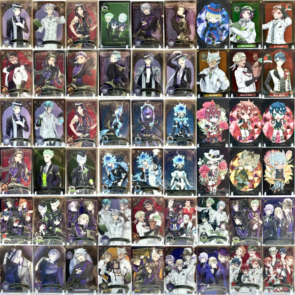 ลิขสิทธิ์แท้✅ [set3] การ์ด Twisted Wonderland มือ 2 ราคาถูก card Idia Malleus Leona Vil ทวิสเต็ด อิเดีย