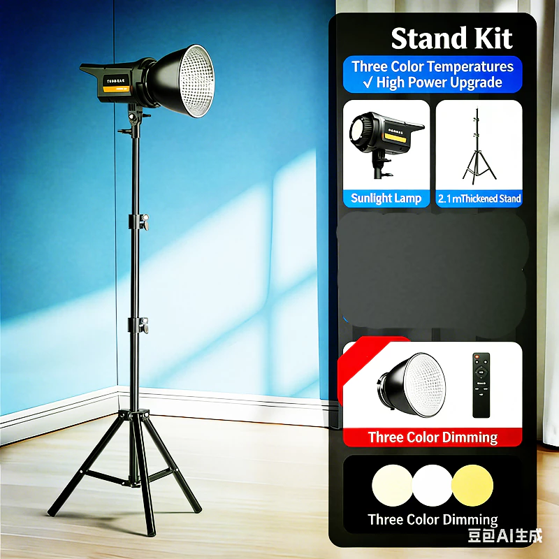 ไฟสตูดิโอ LED 500W พร้อม Lantern Softbox และขาตั้ง thumbnail 5