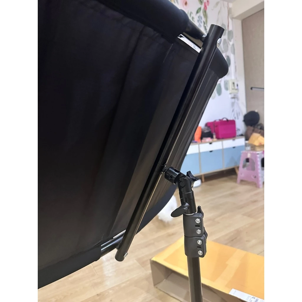 [ส่งของจากไทย]  50x110cm ตัวยูแผ่นสะท้อนแสง Reflector + ขาตั้งกล้อง 2 เมตร แผ่นรีเฟล็กซ์ Studio Curved Screen Reflector thumbnail 8