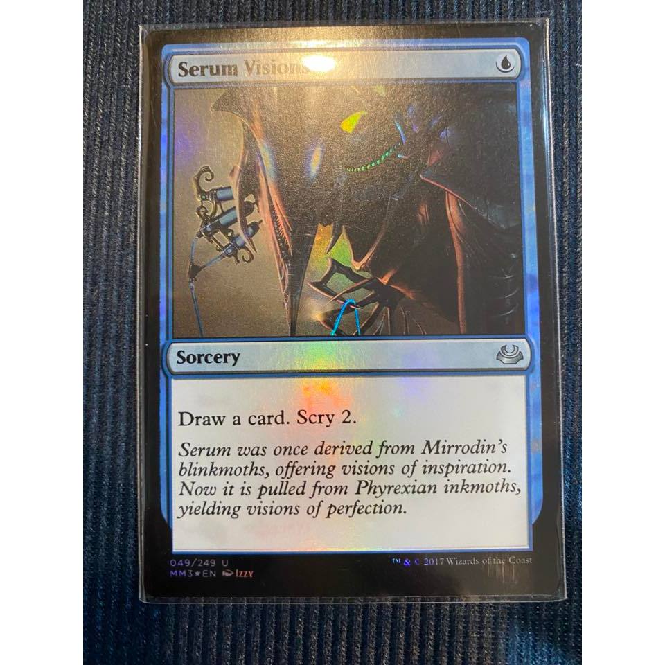 MtG Single Card: Serum Vision FOIL  Set: MM3  Rarity: Uncommon  Collector No. 049