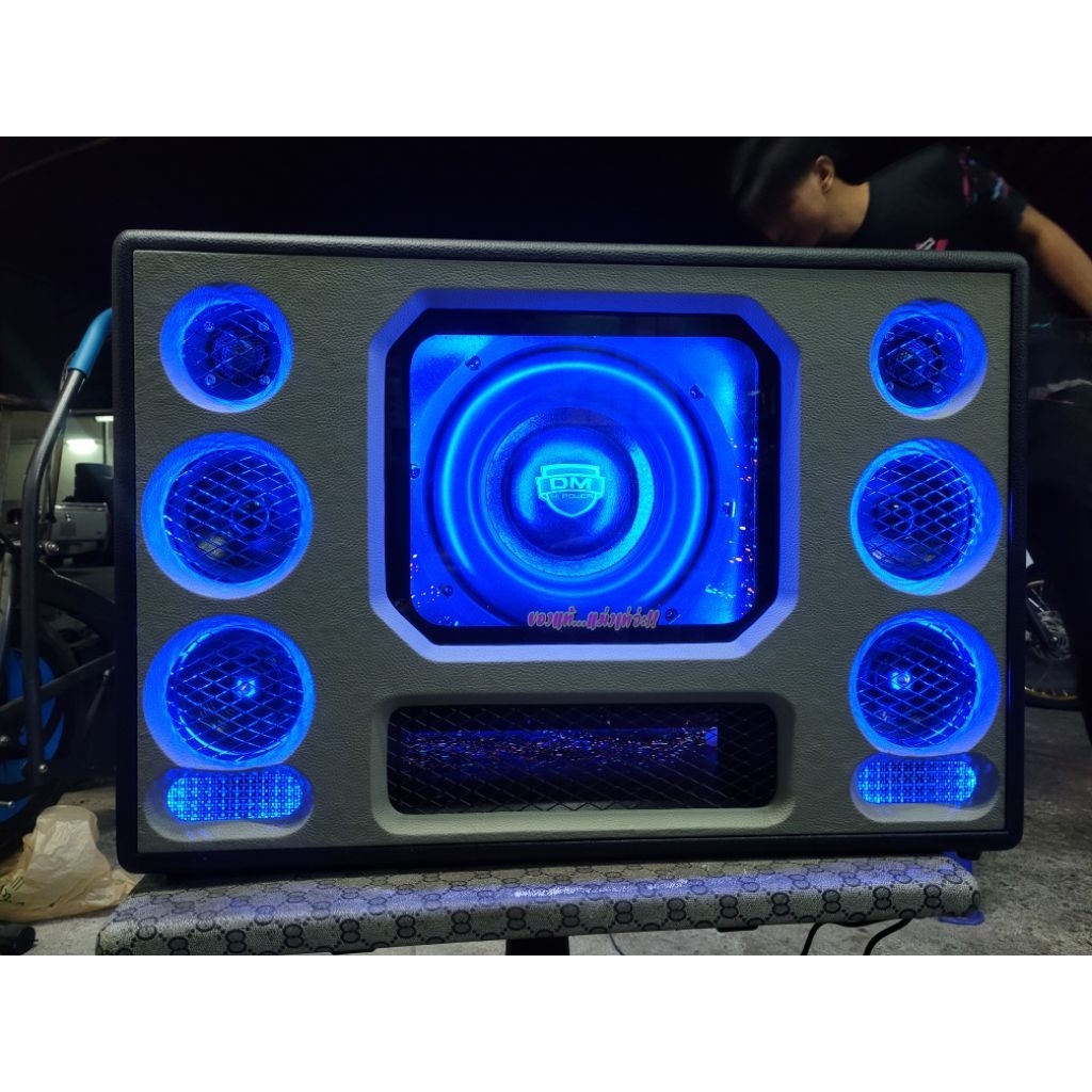 มาใหม่Bluetooth 10 นิ้ว 156 2 ชั้น 1,000 วัตต์ คาราโอเกะdsp แยกแอมป์ 2 ตัวสูตรแบนพาสแบต8s15A.