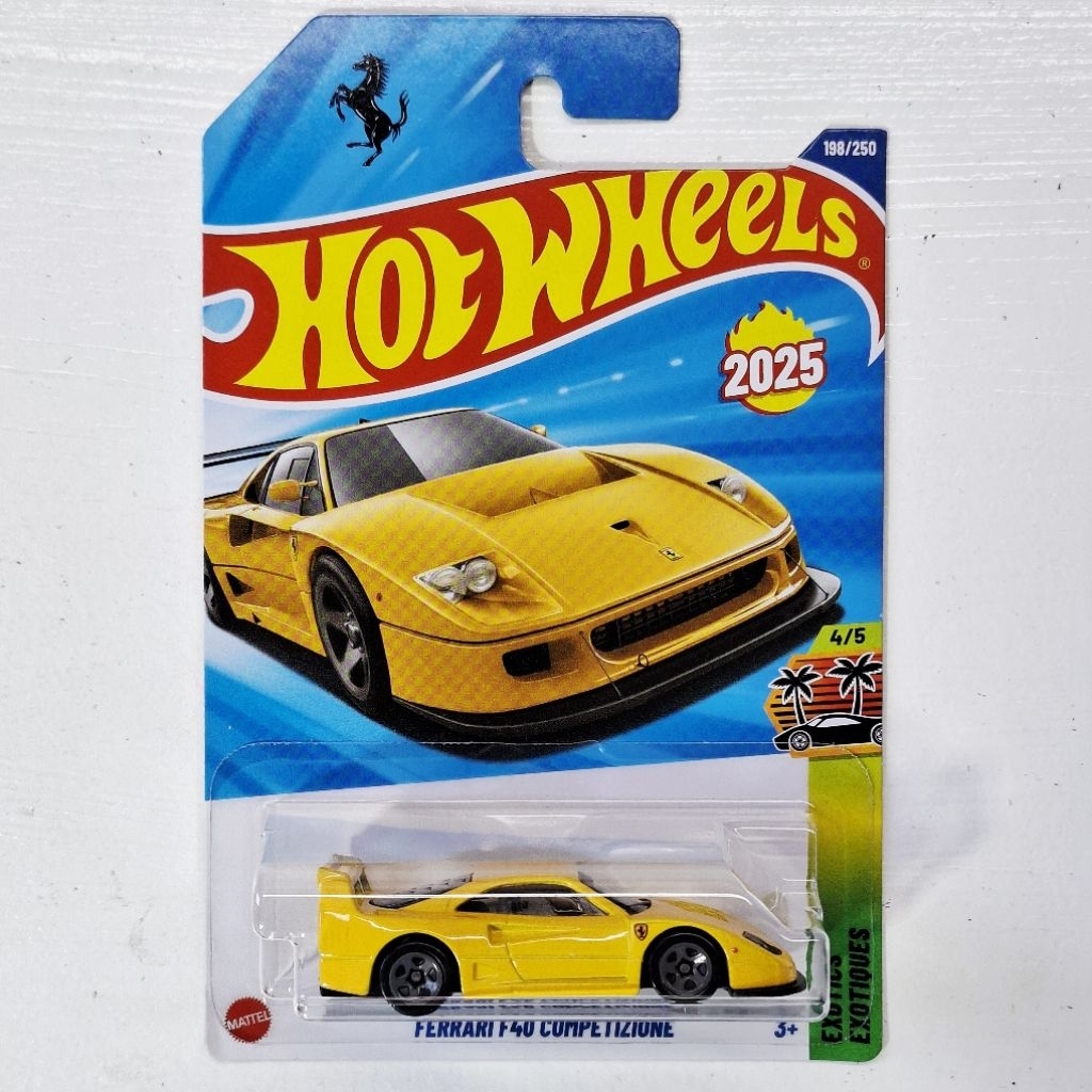 Hot wheels รุ่น Ferrari F40 competizione 2025 แพ็คสวย