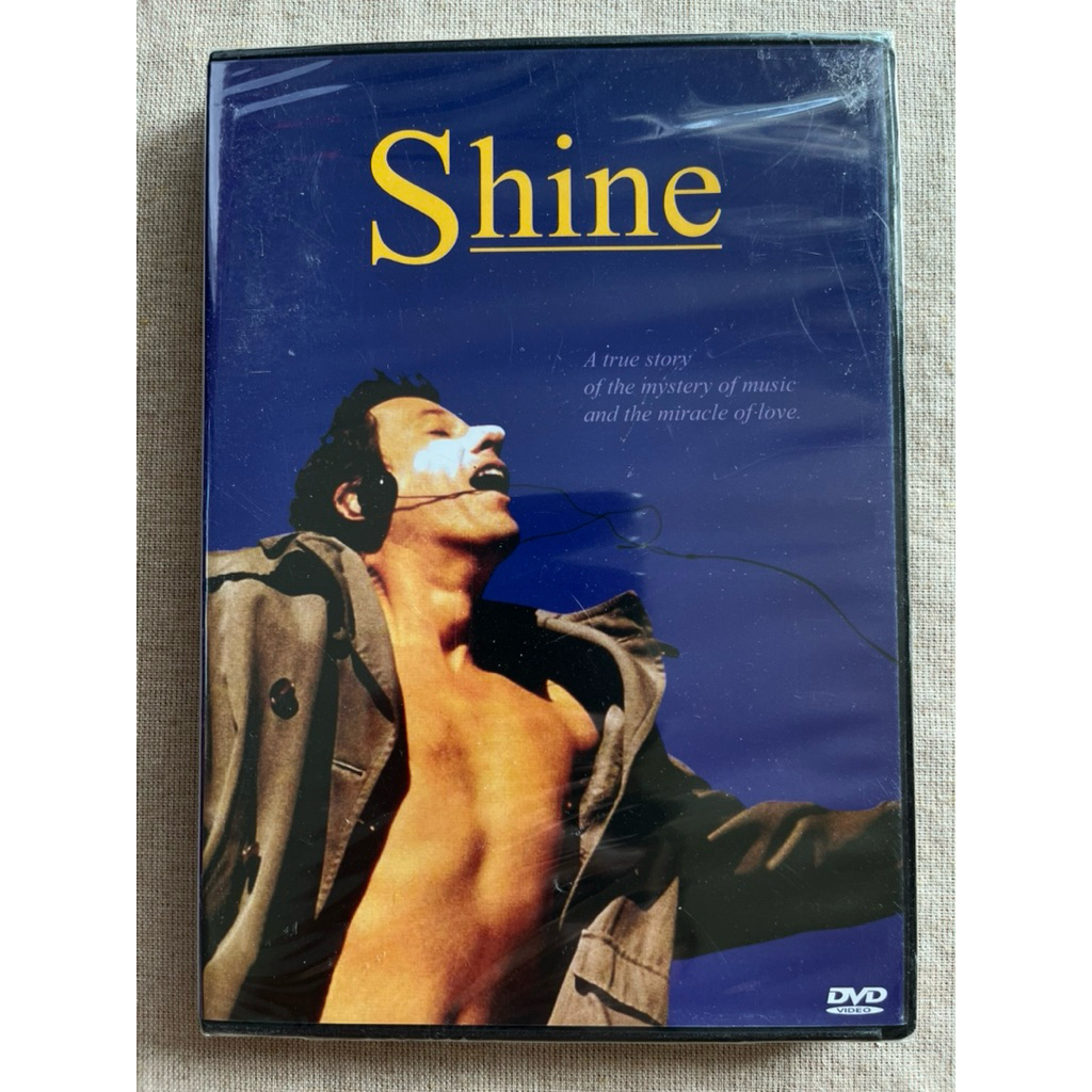 Dvd ดีวีดี หนัง ภาพยนตร์   แผ่นแท้ 100%      แผ่น d v d                      หนังหายาก shine
