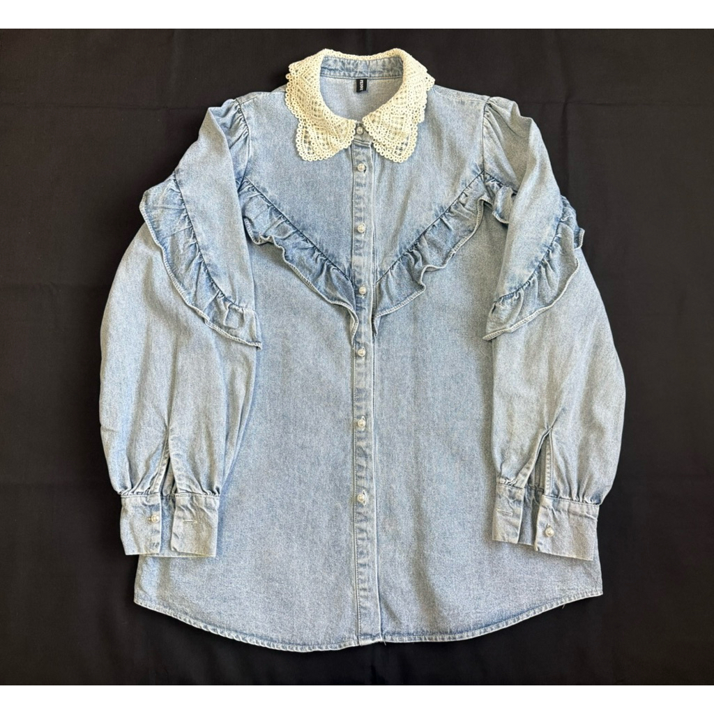 เสื้อเชิ้ตยีนส์เกาหลี Penny Vouge (Zara H&M GU Uniqlo)