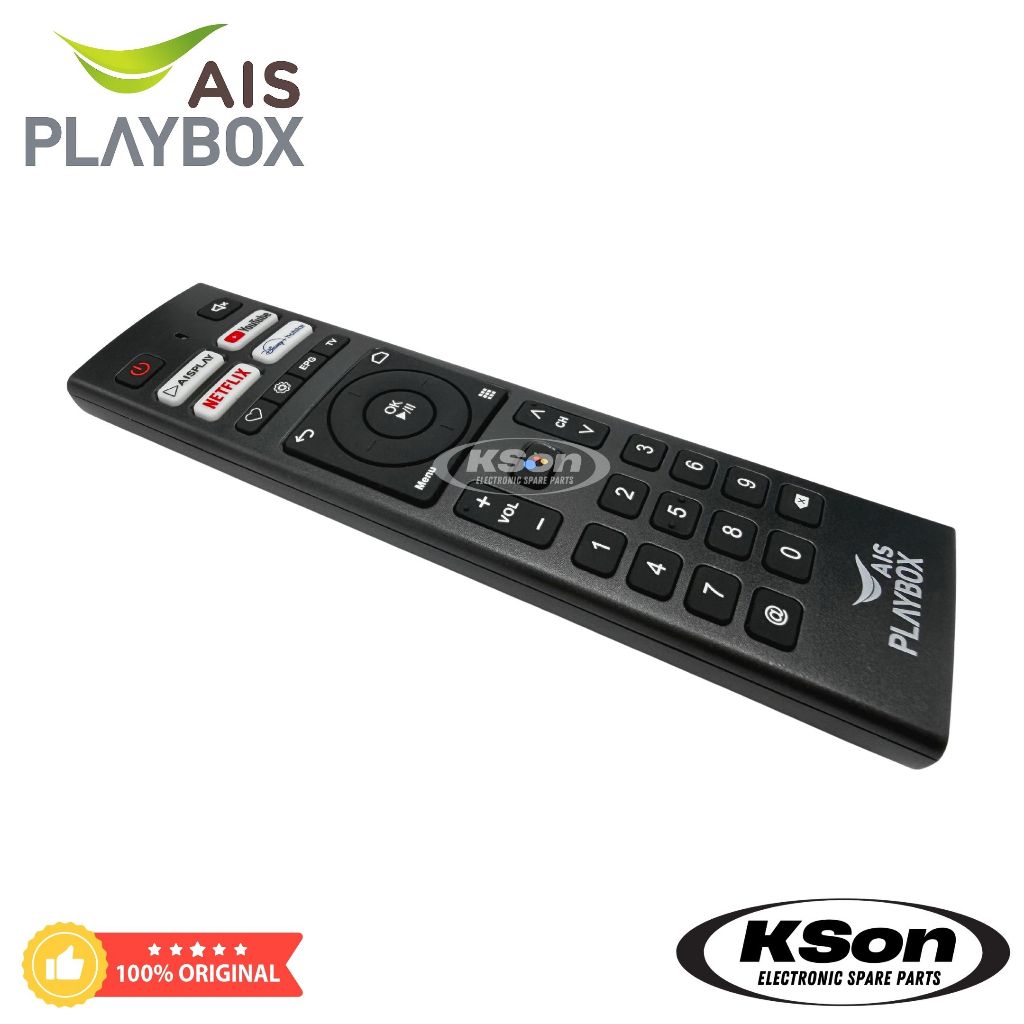 รีโมทกล่องทีวี เอไอเอส เพลย์บอกซ์ ของแท้ มีคำสั่งเสียง Original AIS PLAYBOX Gen 3 Remote Control with Voice Control - รูปที่ 3