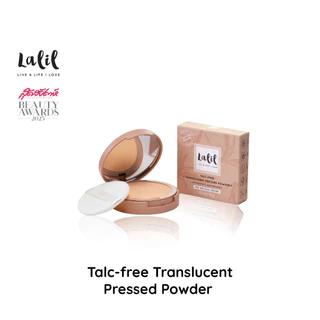 Lalil Talc-free Translucent Pressed Powder (10g.) แป้งพัฟปรับผิวใส..ไร้คอนเซิร์น! โปร่งแสง บางเบา เบลอผิว