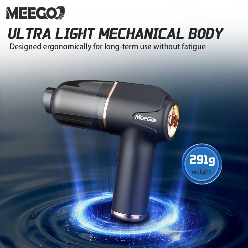 MeeGoo เครื่องดูดฝุ่นในรถไร้สาย ที่ดูดฦุ่นเล็ก 9000pa เครื่องเป่าลมไร้สาย For ทำความสะอาดรถยนต์ บ้าน thumbnail 7
