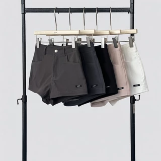 Atipashop - OFFICE SMART SHORTS (#7282) กางเกงขาสั้น ทรงสวย สีพื้น ผ้าพรีเมี่ยม