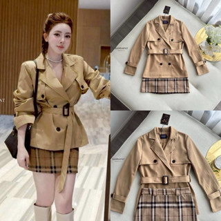 [NANNAPAT] เซตนี้คือคำตอบค่ะ! เสื้อทรง Trench เข็มขีดคาดเอวท…