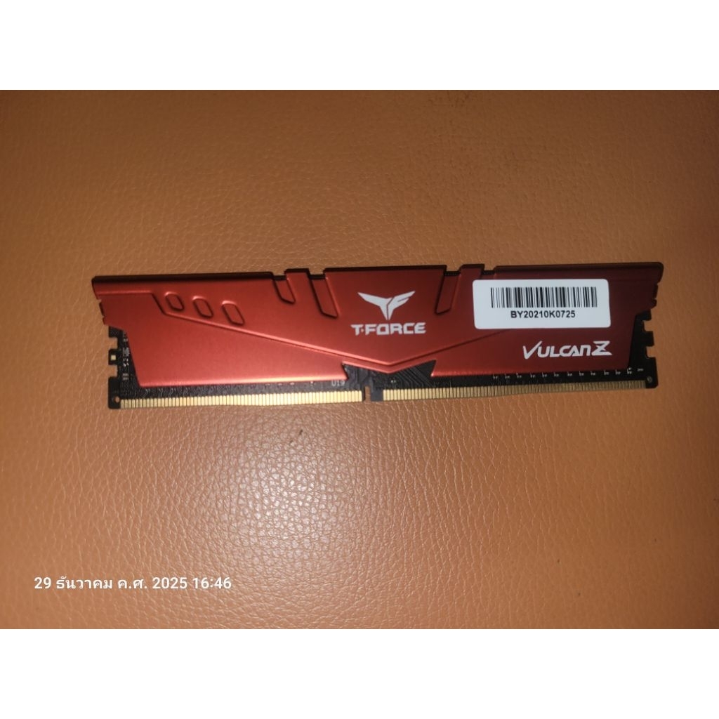ram t-force vulcan z ddr4 16gb 2666 มือสอง