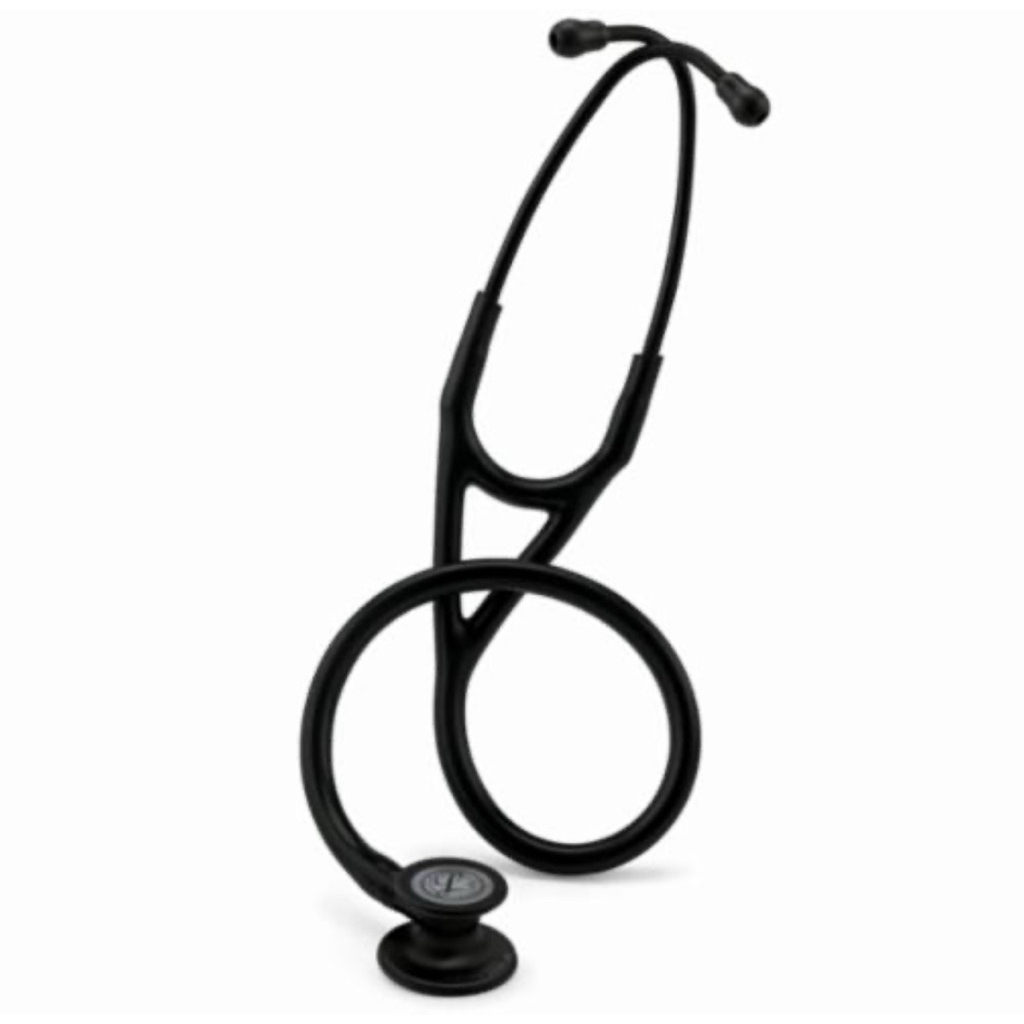3M™ Littmann® Cardiology IV™ Stethoscope, 6163, Black-Finish Chestpiece, Black Tube, Black Stem, 27 