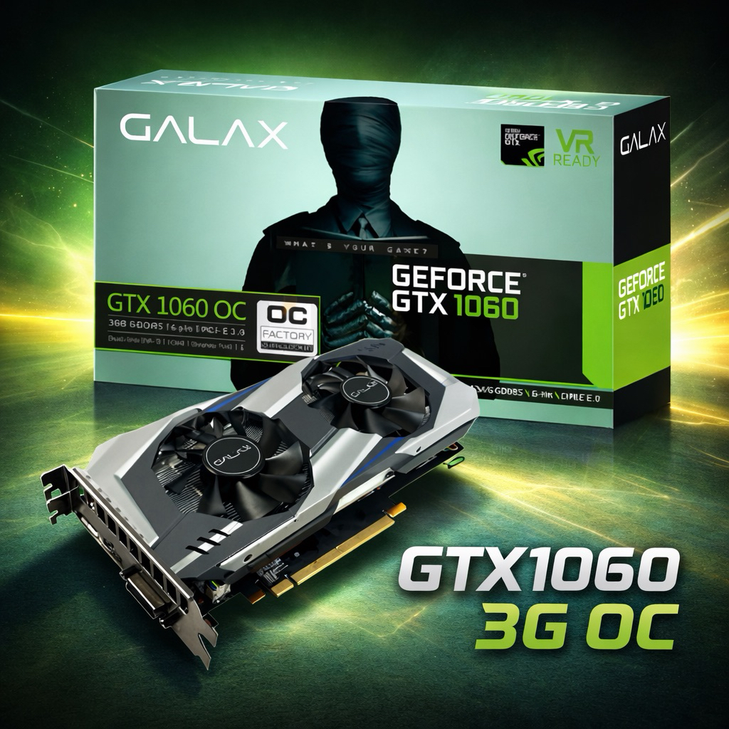 การ์ดจอ GTX1060 3GB GALAX / GIGABYTE สินค้ามือสอง (ประกันร้าน 30วัน)